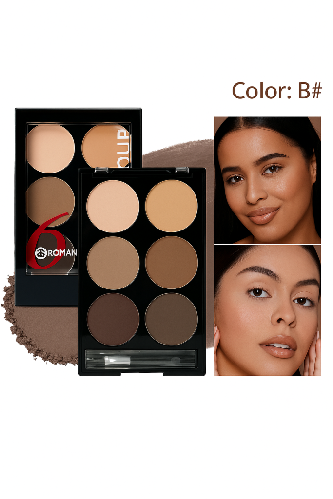 palette de poudre de contour ombre image descriptive couleur b bloc 2 maison adna beaute