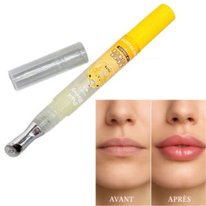 huille à lèvres repulpante miel #02 image principale maison adna beauté